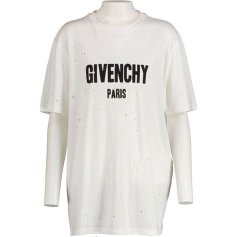 givenchy destroyed logo tee labels|Givenchy T.